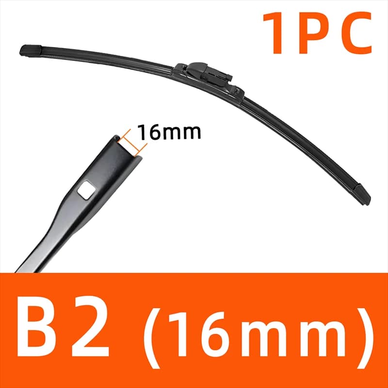 Universal Wiper Blades Dual-Layer Rubber