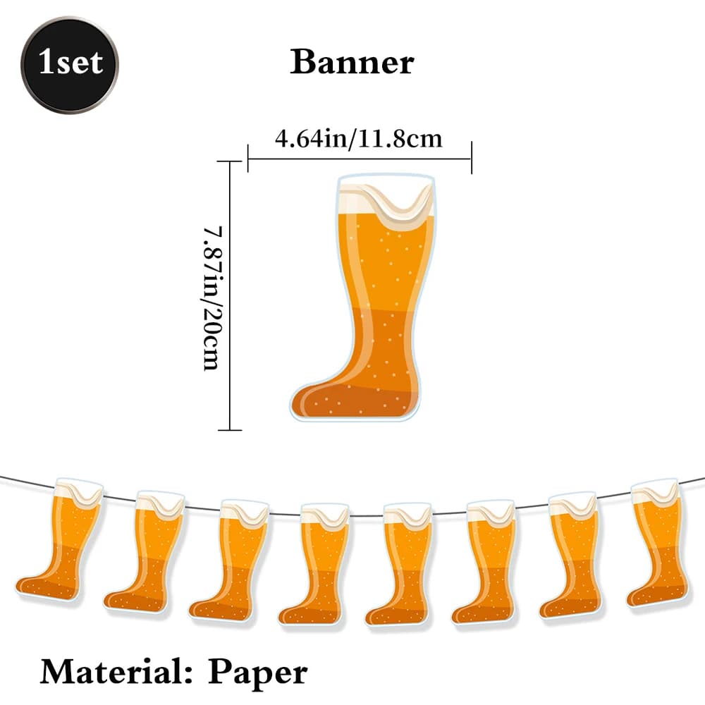Adult Birthday Party Decor Large Champagne Foil Balloons Beer Mug Helium Globos for Men Women Black Gold Happy Birthday Banner