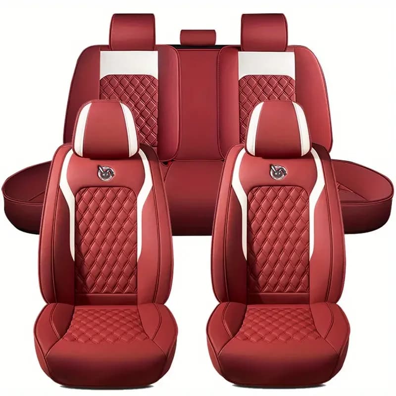 Five-seat car seat covers, Trendy Collection, stylish, durable, universal fit for most vehicles