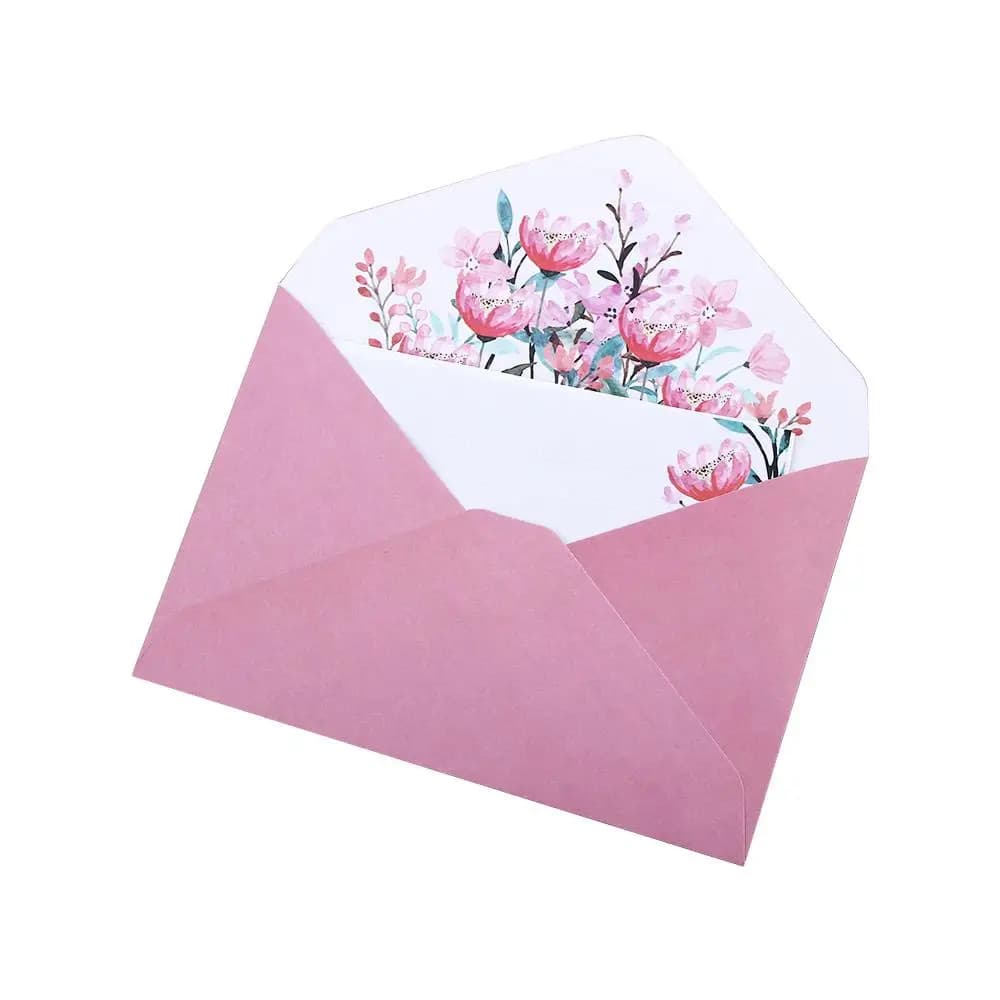 Floral Letter Writing Paper Set with Envelopes