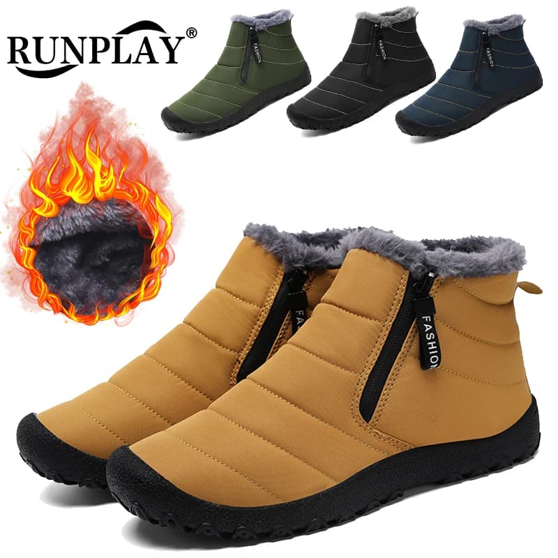 Men's Winter Snow Boots High Ankle