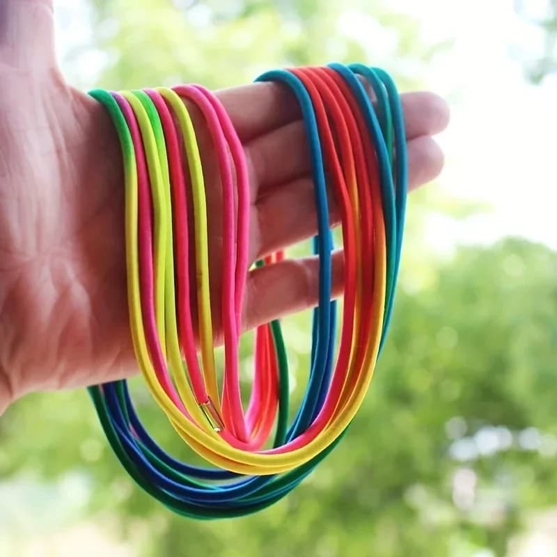 Rainbow Elastic Jump Rope