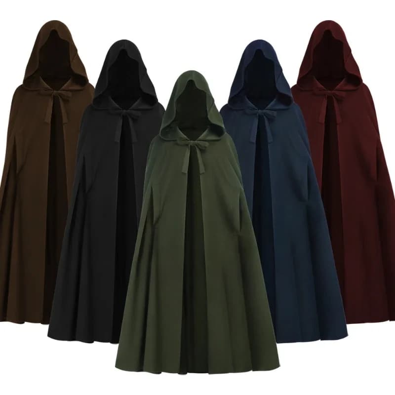 Medieval Hooded Robe Cloak