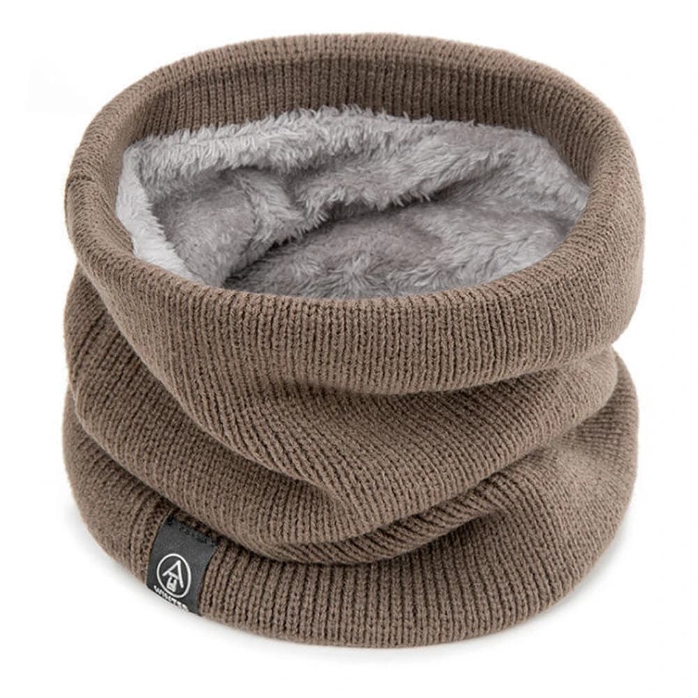 Knitted Brushed Ring Scarf