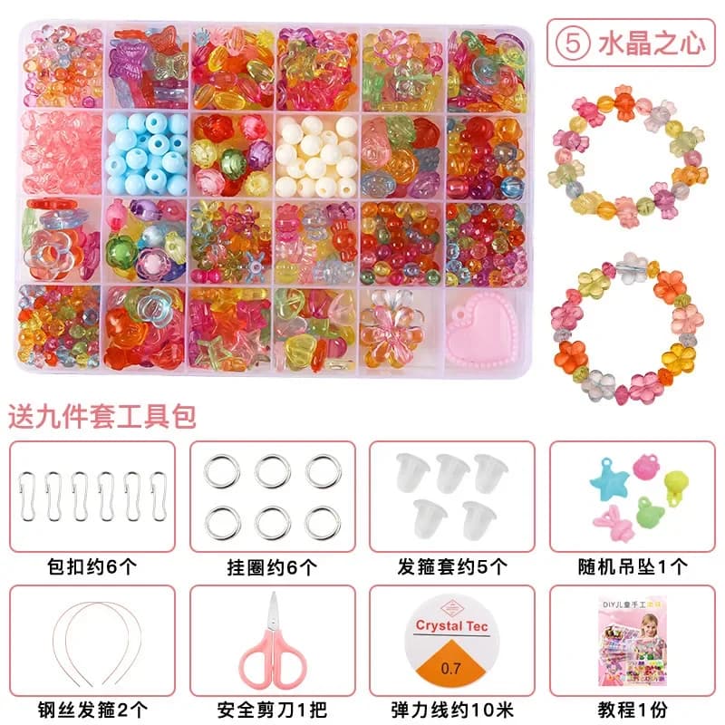 Polymer Clay Jewelry Making Kit with Beads