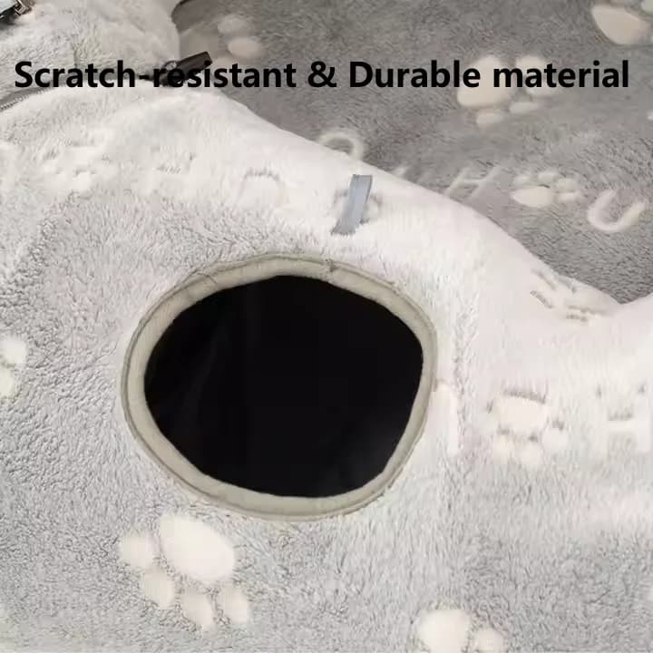 Interactive Cat Tunnel Bed Plush Play Toy