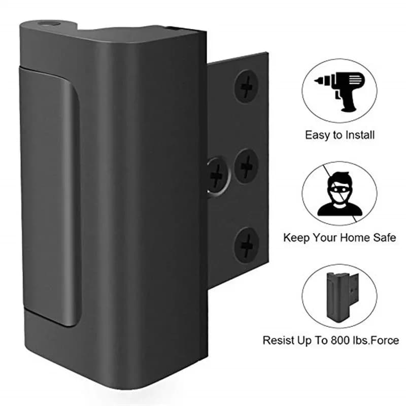 Door Reinforcement Lock with 3 Inch Stop