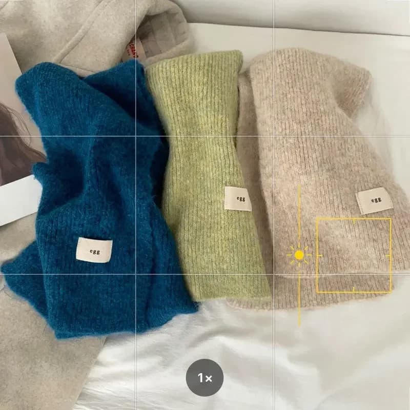 Women's Knitted Thickened Mohair Scarf