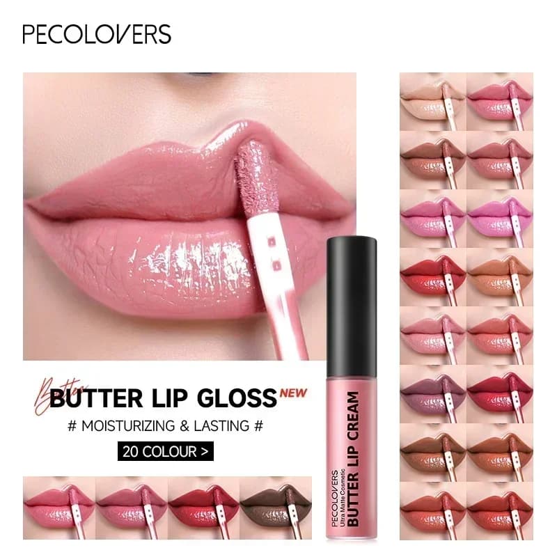 Matte Nude Lipstick Set with 20 Colors