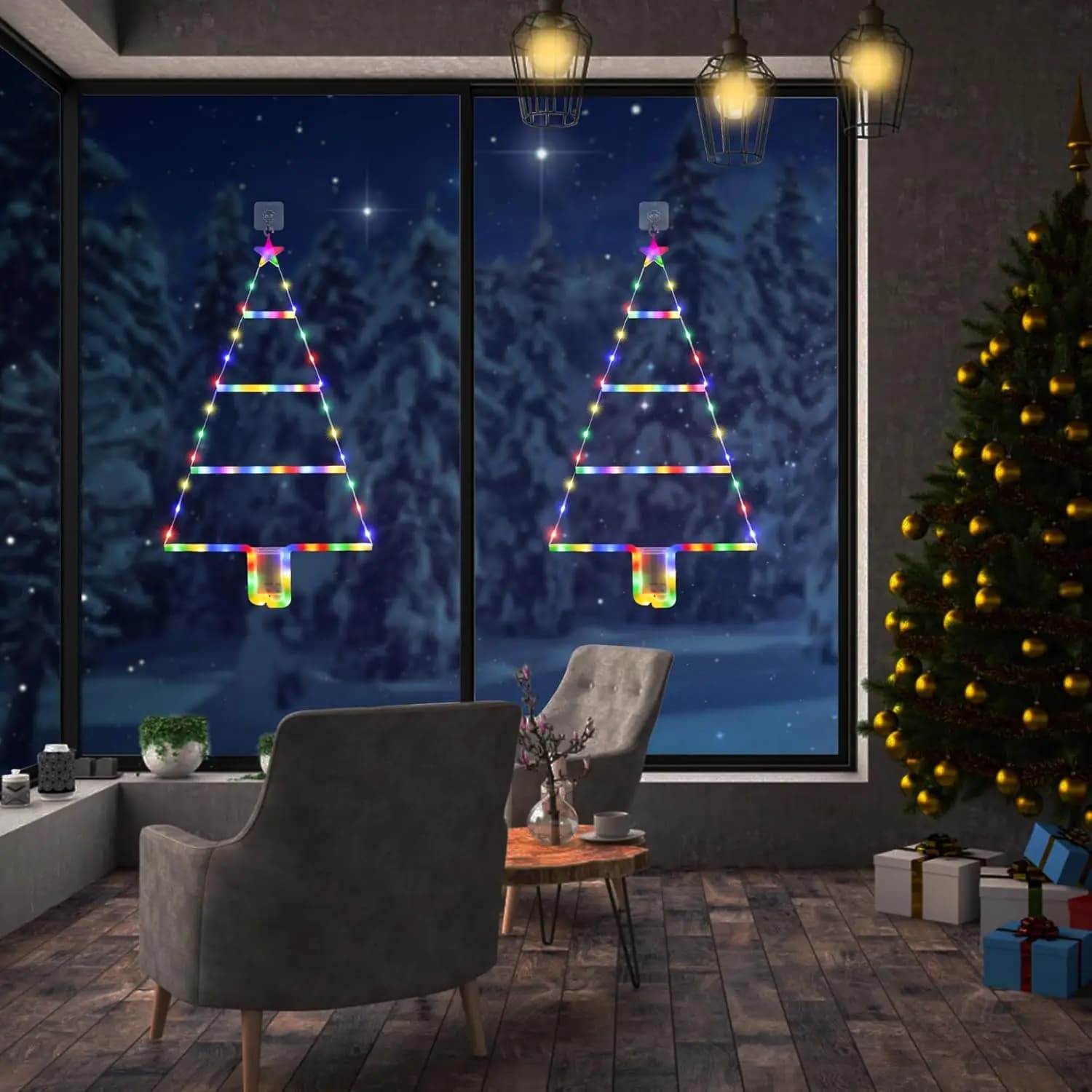 Christmas Tree LED Ladder Lights