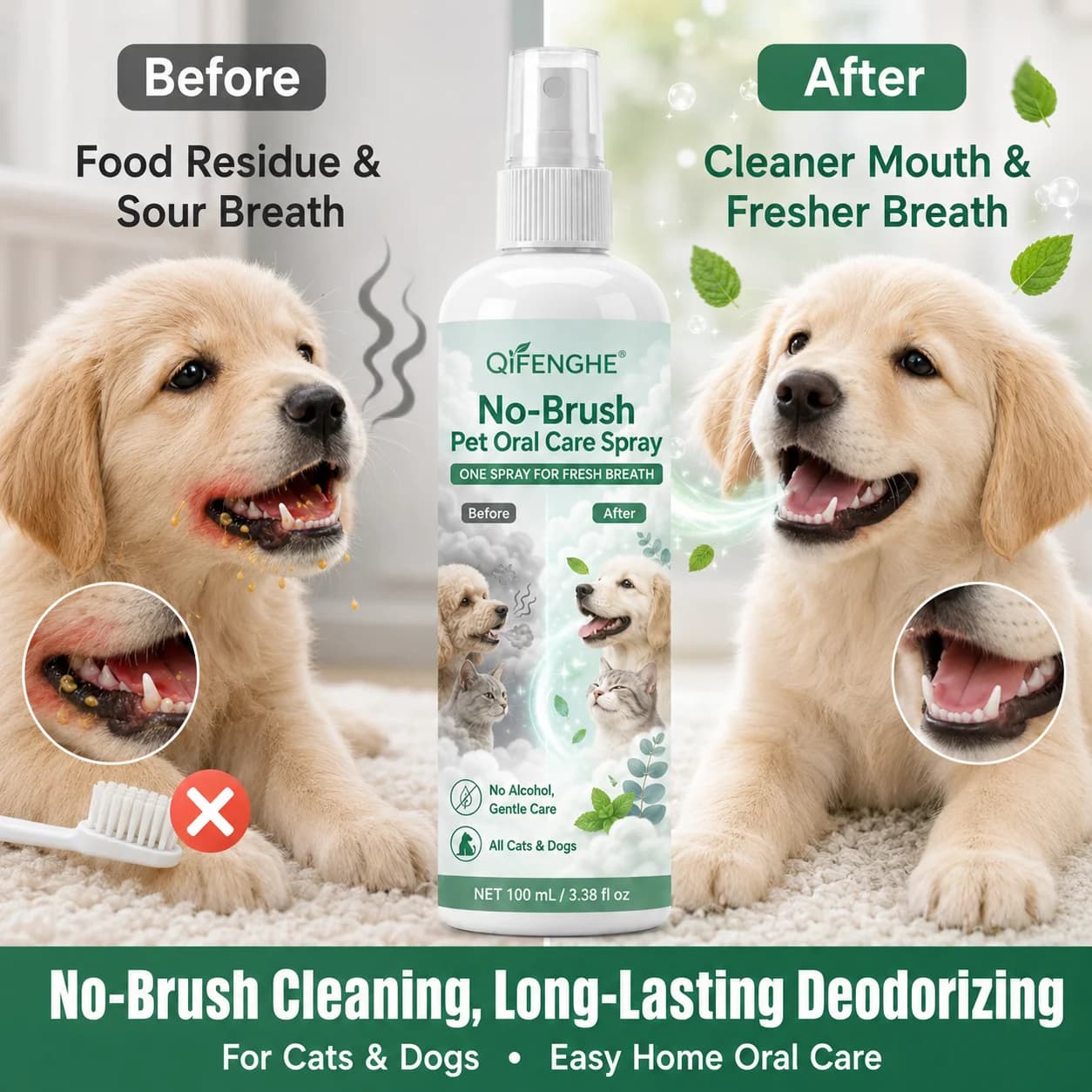 No-Brush Pet Dental Spray