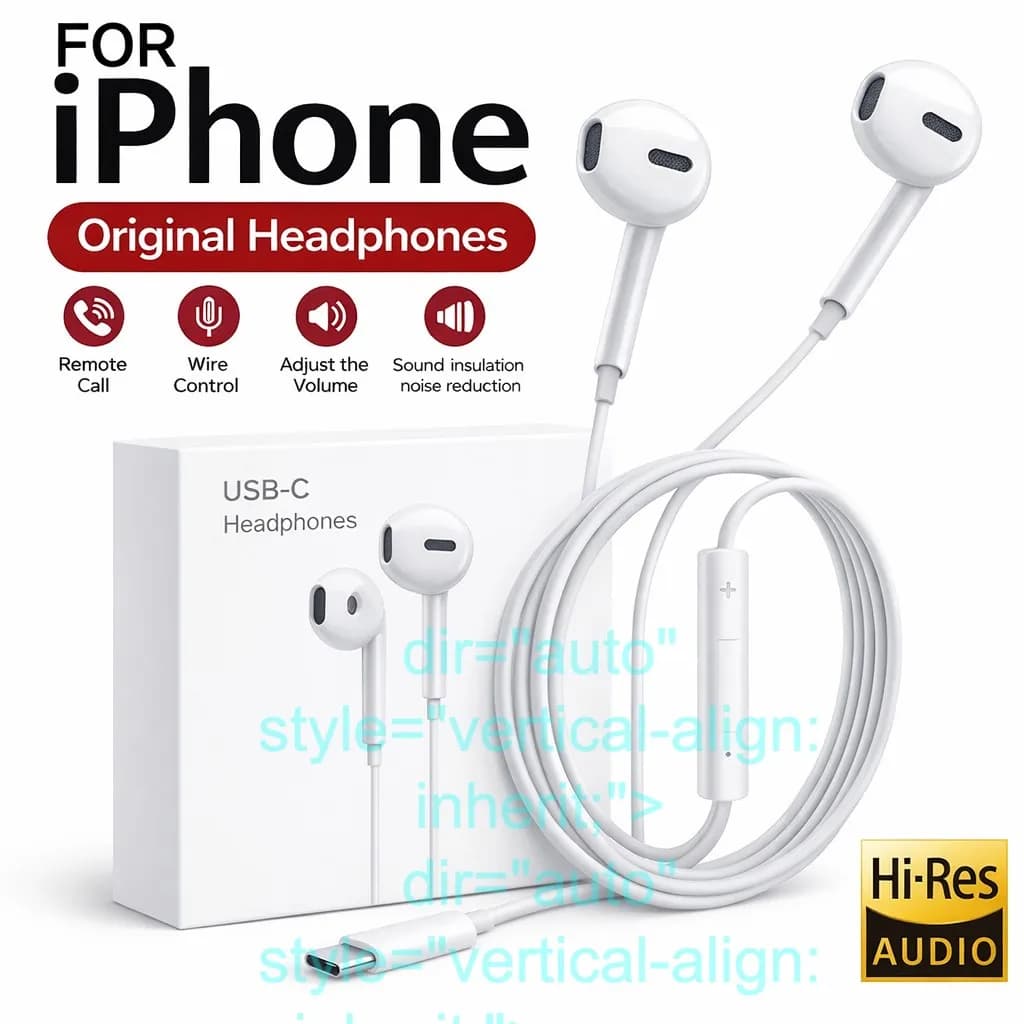 Wired In-Ear Headphones with Microphone
