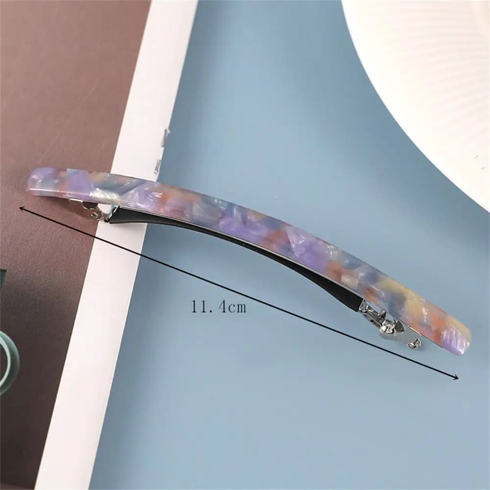 Hair Accessories Gifts Vintage Geometric Leopard Acetate Hair Clips Barrettes Hair Pin Hairpins
