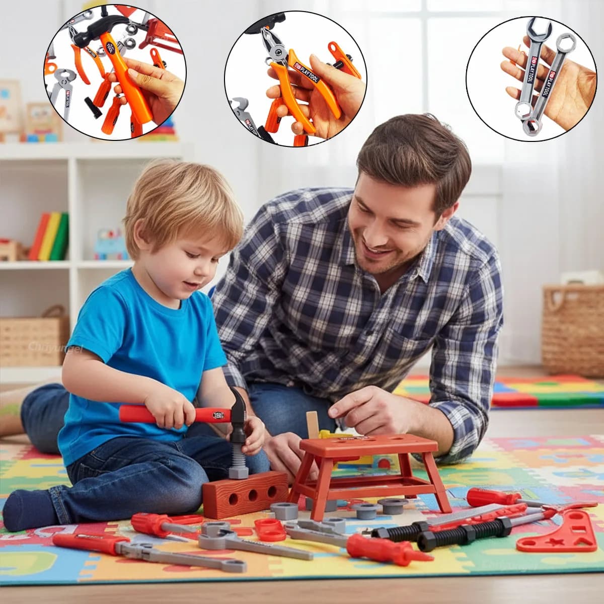 Kids Pretend Play Tool Set