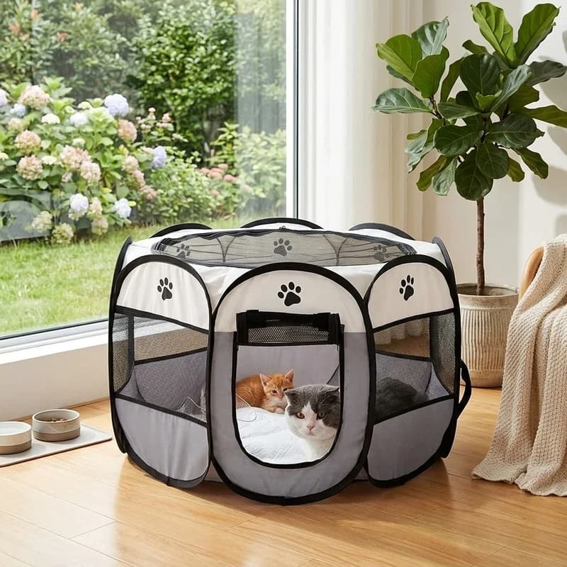 Portable Octagonal Pet Playpen