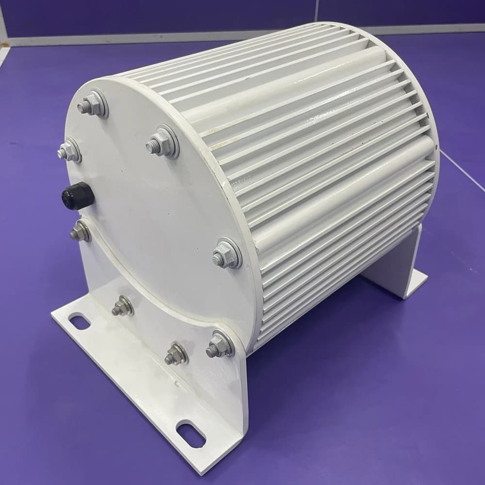 Home Use Three Phase Permanent Magnet Generator 24V 48V 110V 220V 380V Alternators 50KW 20KW 30KW With VFD Motor Big Power