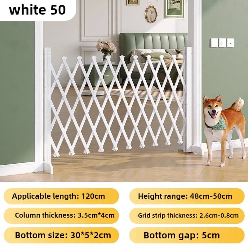 Wooden Retractable Puppy Isolation Fence