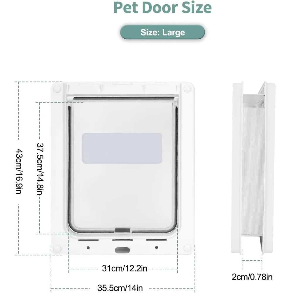 Dual Direction Pet Door Gate Divider