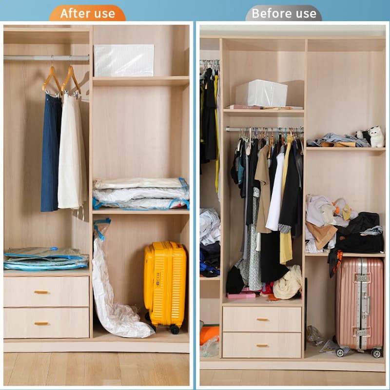 Vacuum Storage Bags for Clothes & Bedding
