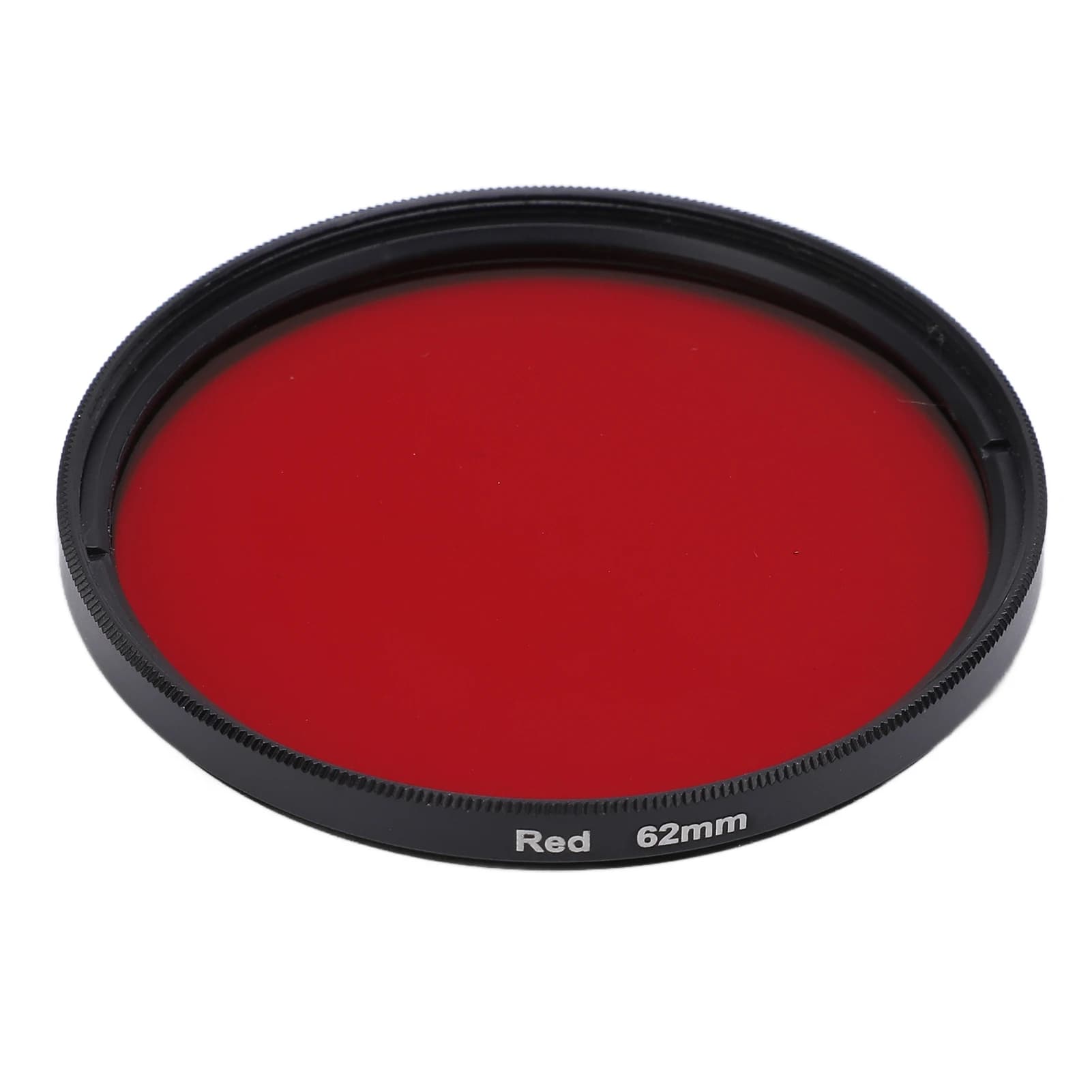 Red Optical Glass Lens Filter 52-67mm
