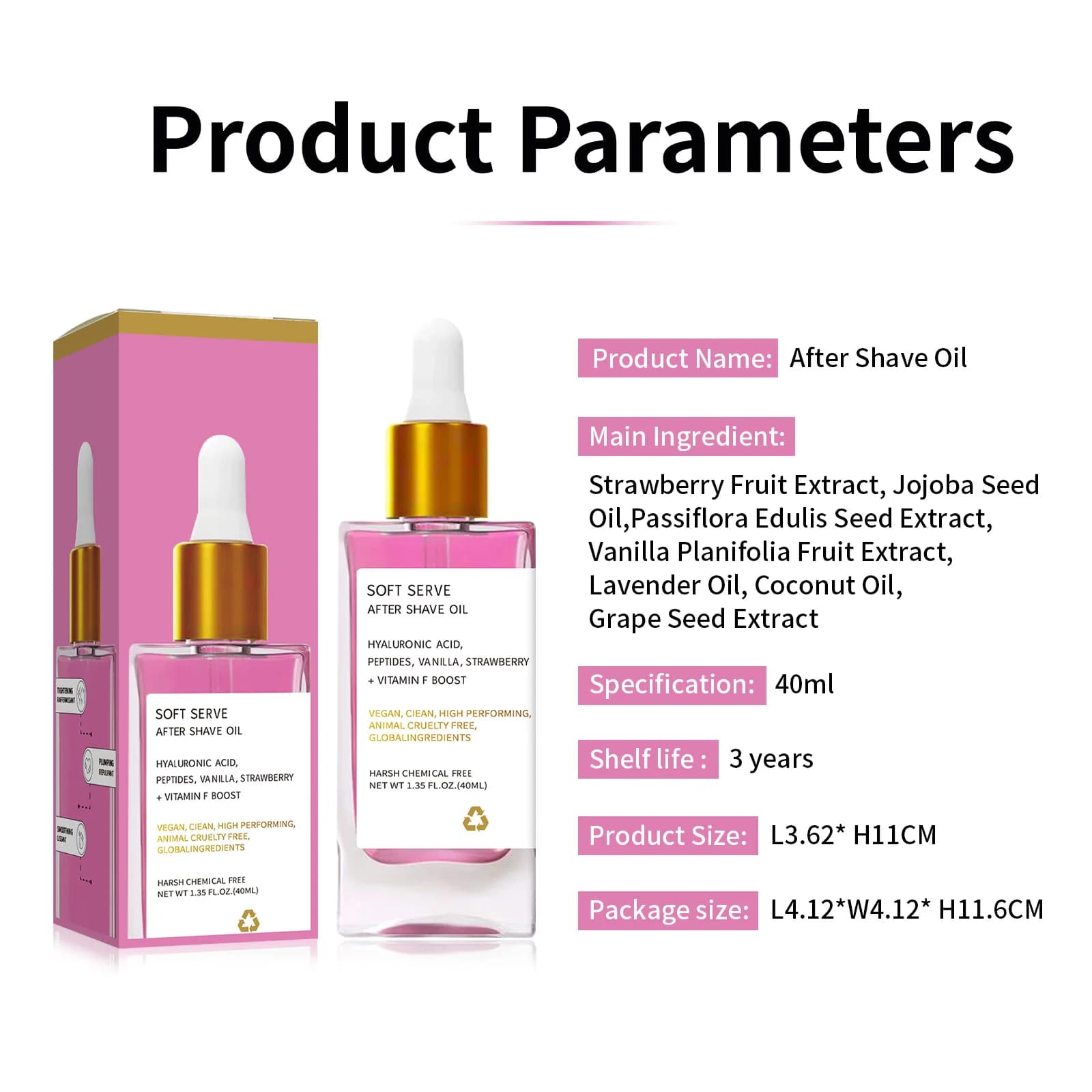 Strawberry Vanilla After Shave Oil