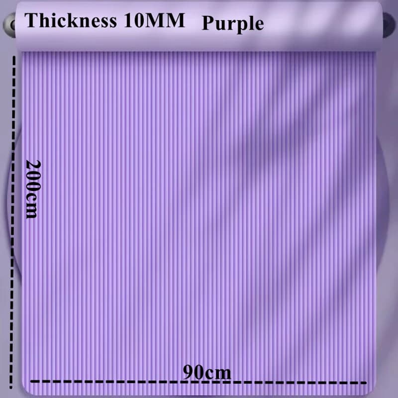 Thick Yoga Mat for Travel and Floor Workouts