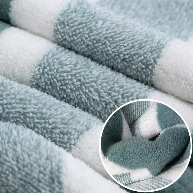 Striped Pattern Towel Set Soft Face Towel Bath Towel Quick Drying Absorbent Towels For Bathroom