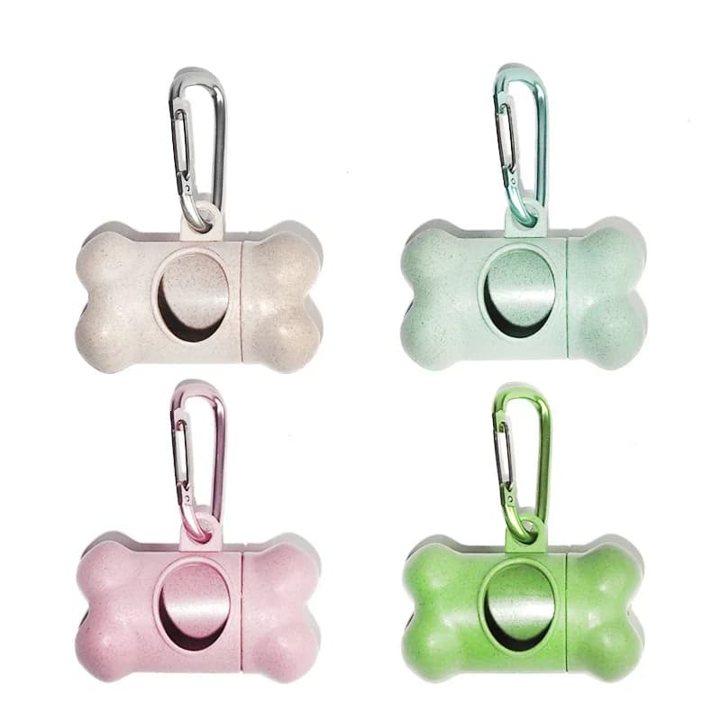 Bone-Shaped Dog Poop Bag Dispenser Holder