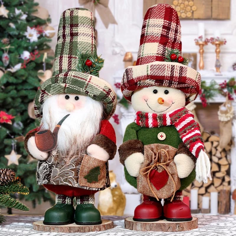 Nordic Style Miniature Snowman Christmas Ornament
