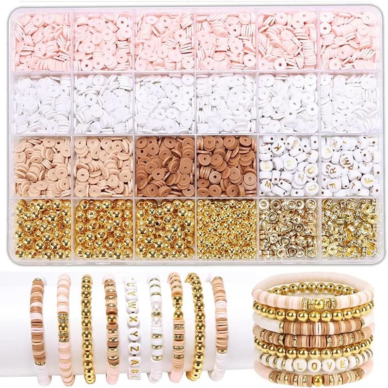 DIY Polymer Clay Beads Bracelet Making Kit
