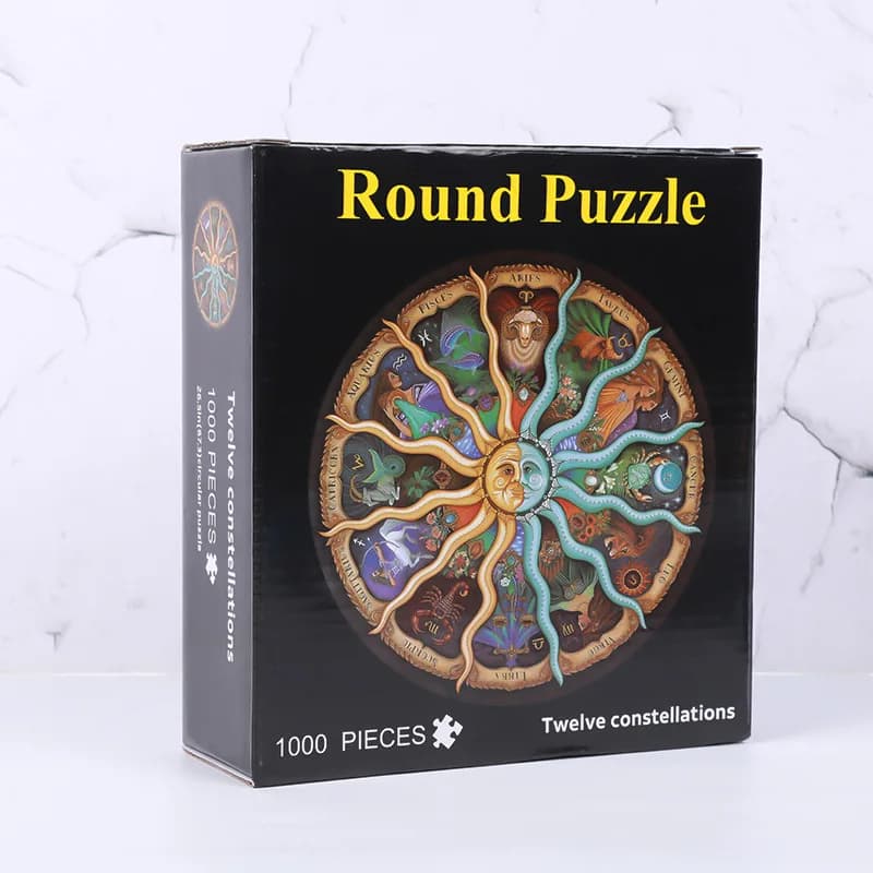 1000 Piece Round Jigsaw Puzzle