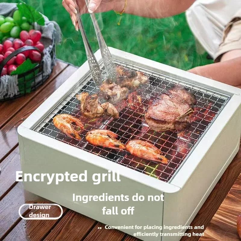 Portable Charcoal Barbecue Grill