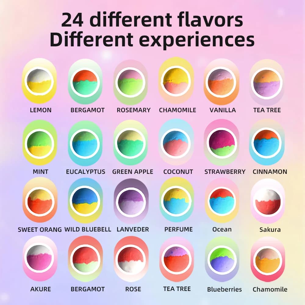 Kids Bath Bombs With Surprise Toys 24 Pack