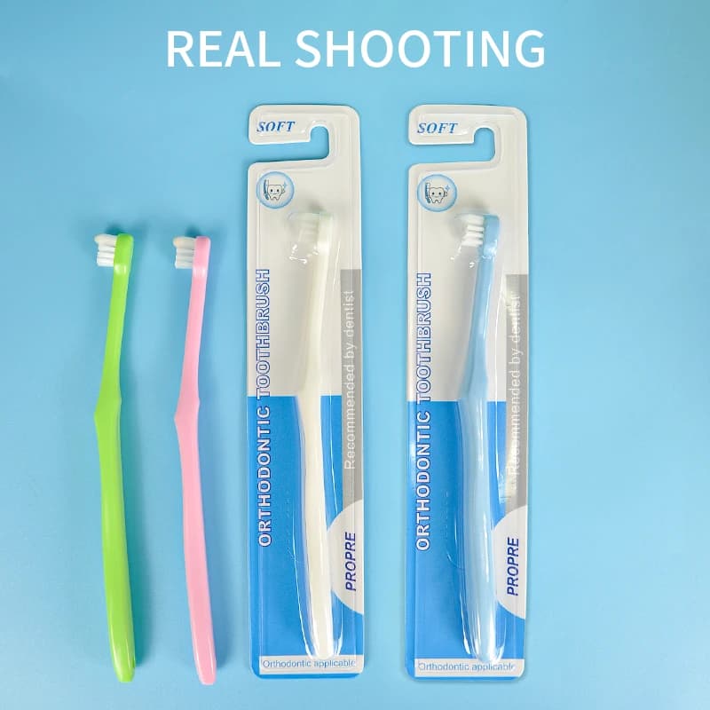 Orthodontic Toothbrush with Soft Bristles