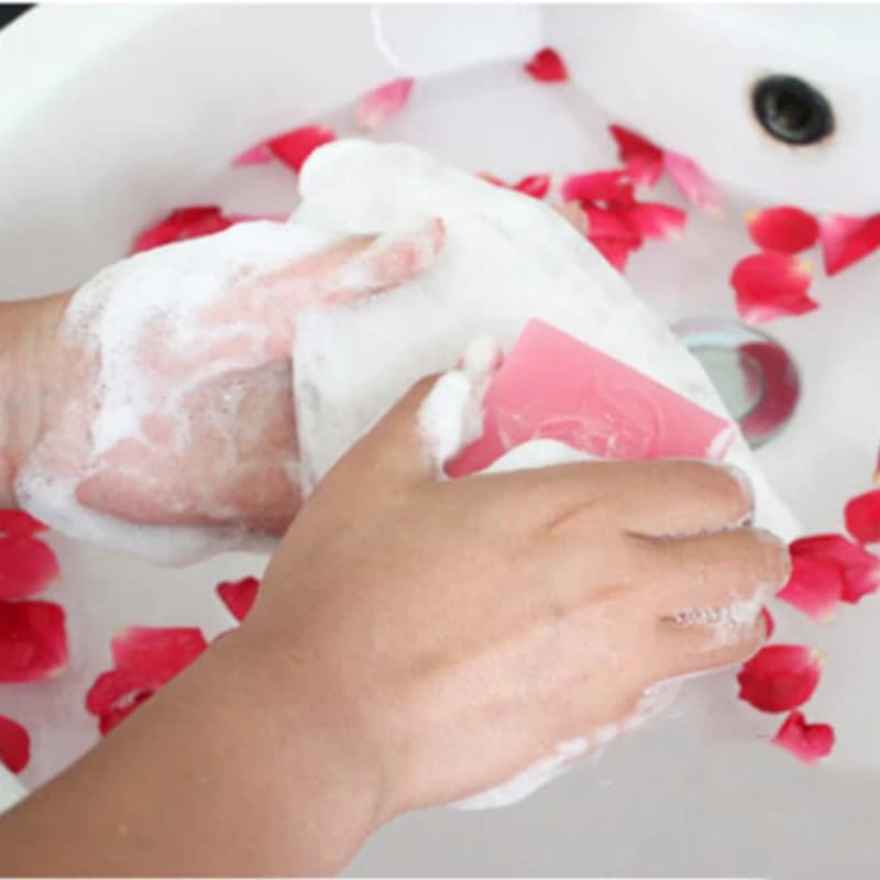 Bubble Foam Mesh Scrubber