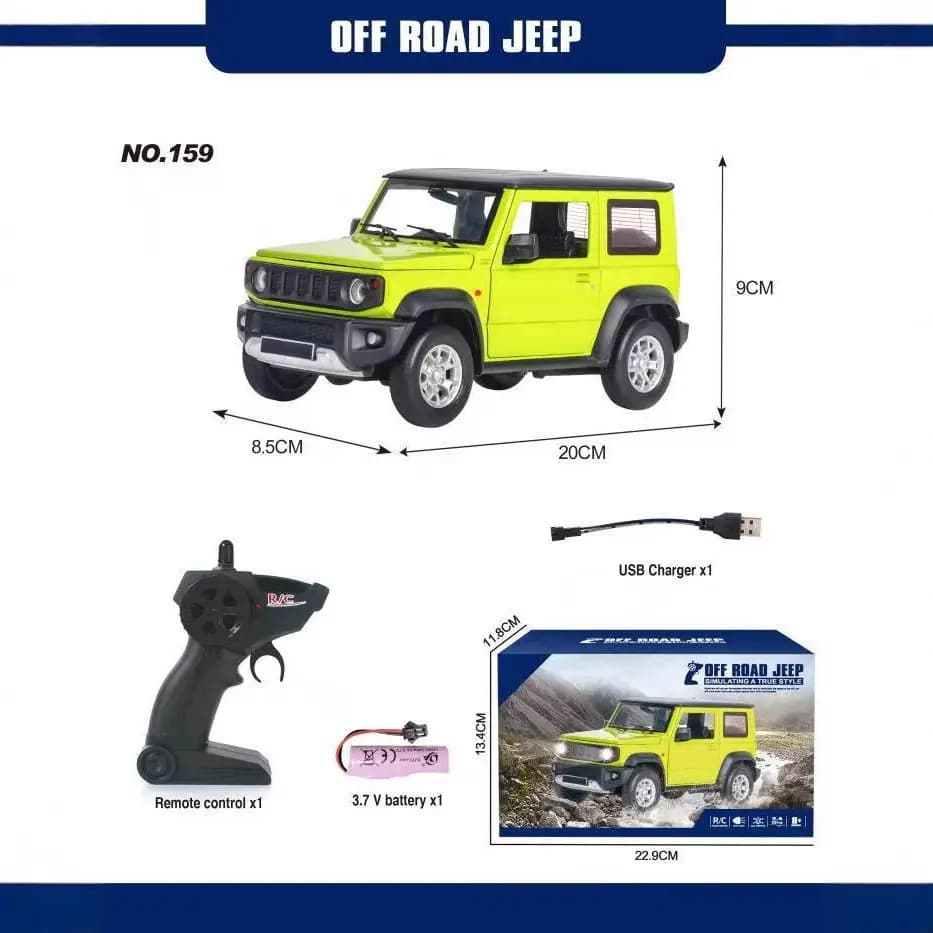 1:24 Scale 2WD Off-Road Remote Control Car