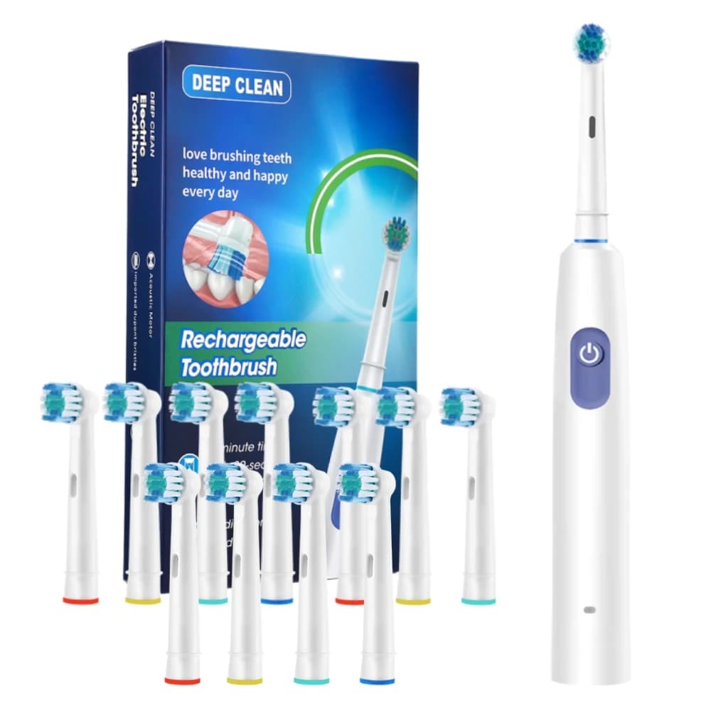 Electric Rotary Toothbrush With Smart Timer