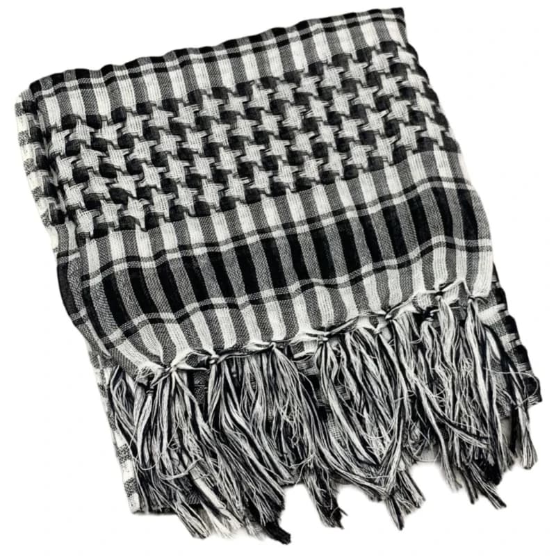 Classical Headwrap Shemagh Scarf for Sun Protections Arab Keffiyeh Headscarf Arabian Dubai Headcover Ethnic Hijab Shawl