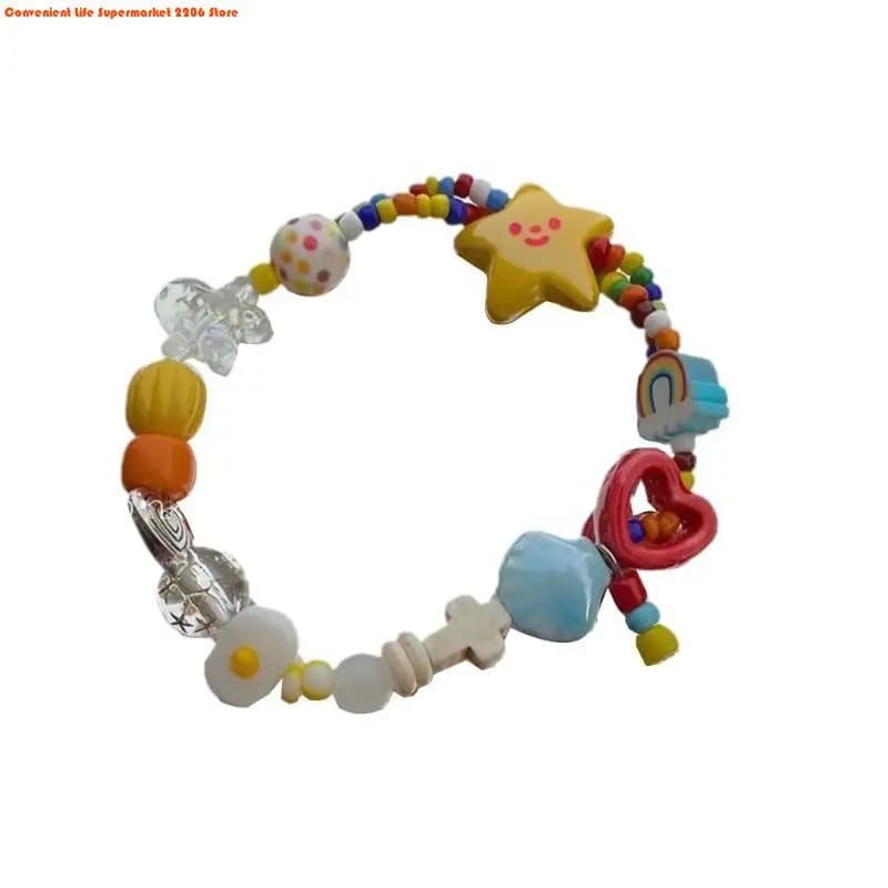 Star Bead Stretch Bracelet