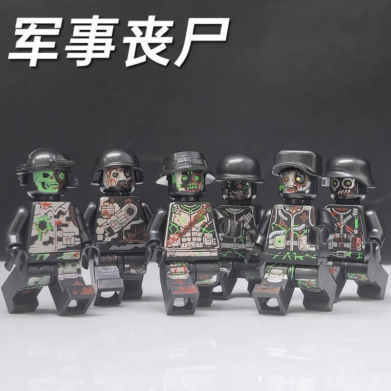 Building Block Humanoid Mini Figures