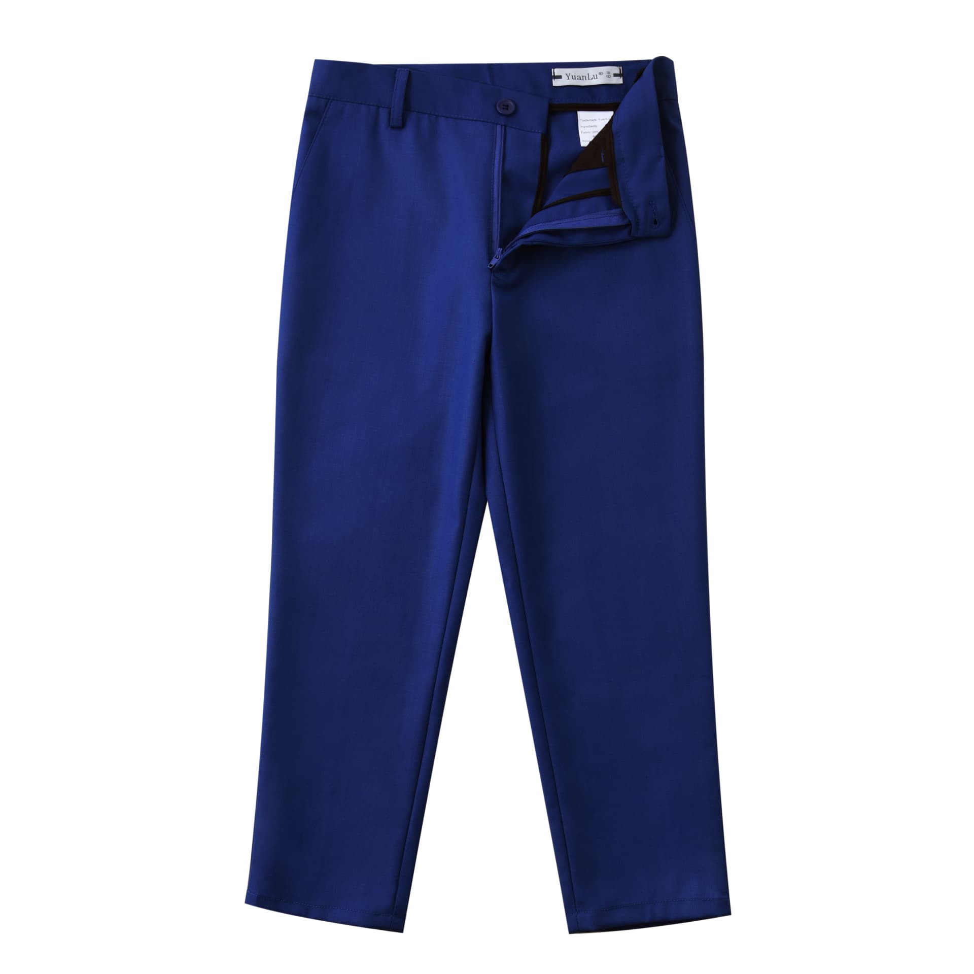 Boy Black Single Breasted School Uniform Pants