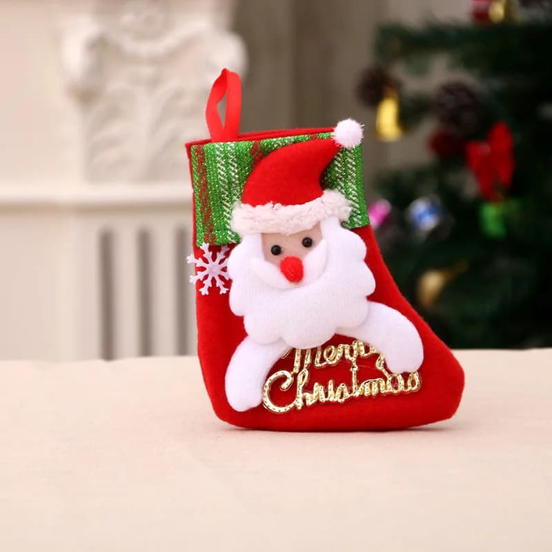 6-Pack 3D Christmas Stockings
