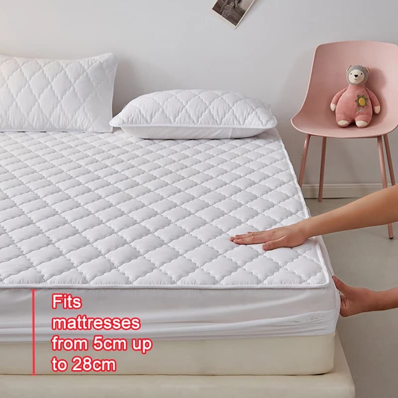 Waterproof Quilted Fitted Mattress Protector