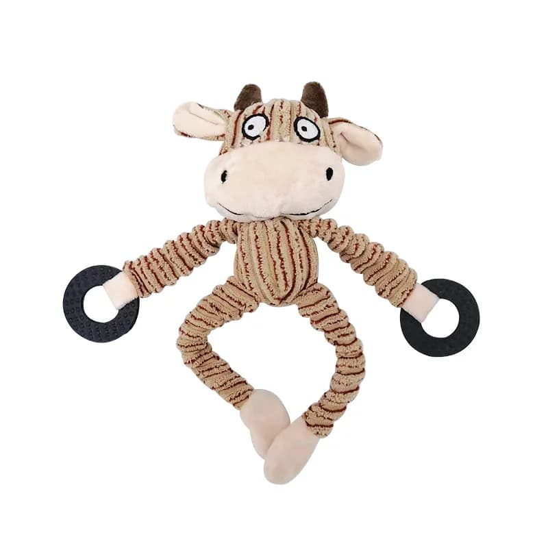 Donkey Dog Toys for Large Dogs Plush Stuffed Dog Toys for Aggressive Chewers Stuffed Dog Toys Durable Squeaky Puppy Chew Toys