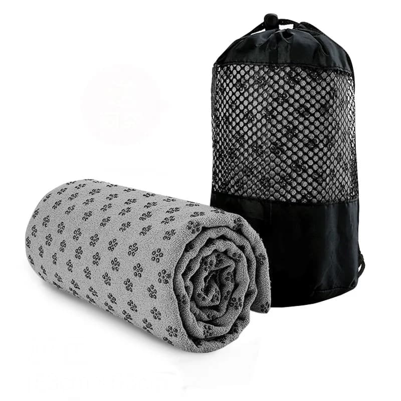 Yoga Towels, Hot and Spicy Yoga Mat Towels Featuring Grip Points to Absorb Sweat and Prevent Slipping, Suitable for Hot Yoga