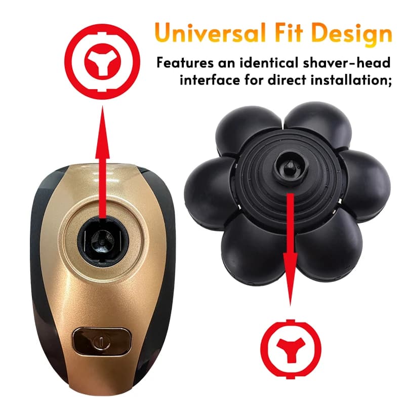 Replacement Floating Electric Shaver Head Kit