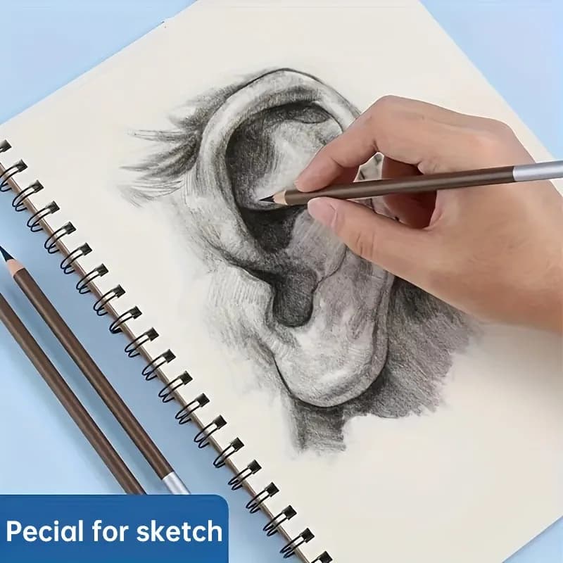 Thick Square Spiral Sketch Pad