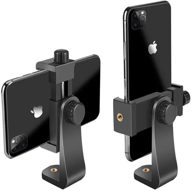 Photo Vlog Filming Accessories Portable Tripod Mount Cell Phone Clip For All Smartphones And Tripods Office Desk Live Broadcast