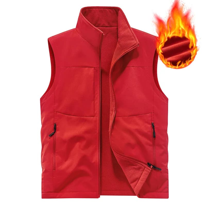 Men's Double-Sided Fleece Vest