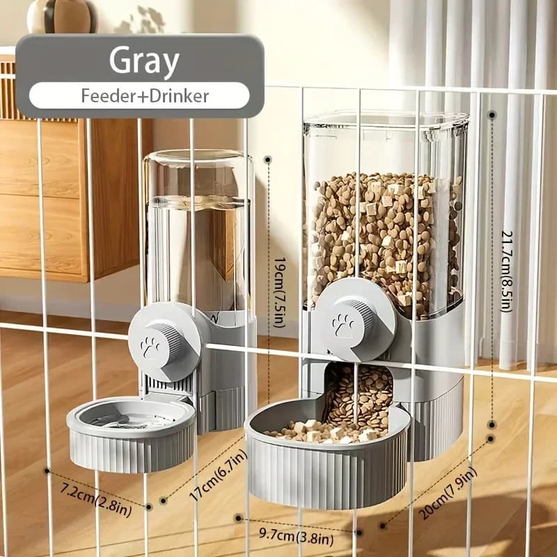 Automatic Pet Water and Food Dispenser Set